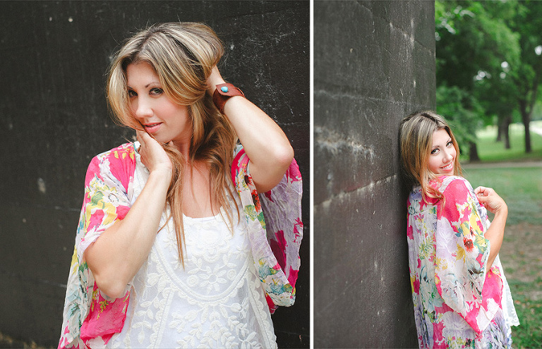Bohemian styled summer portrait session