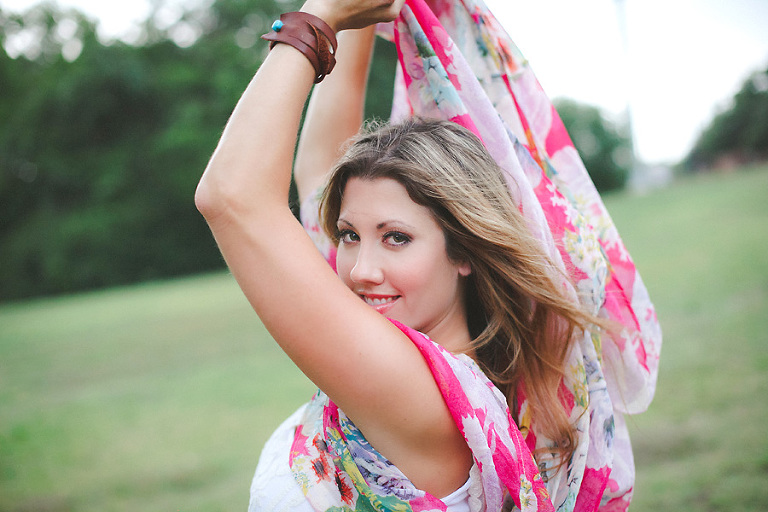 Bohemian styled summer portrait session