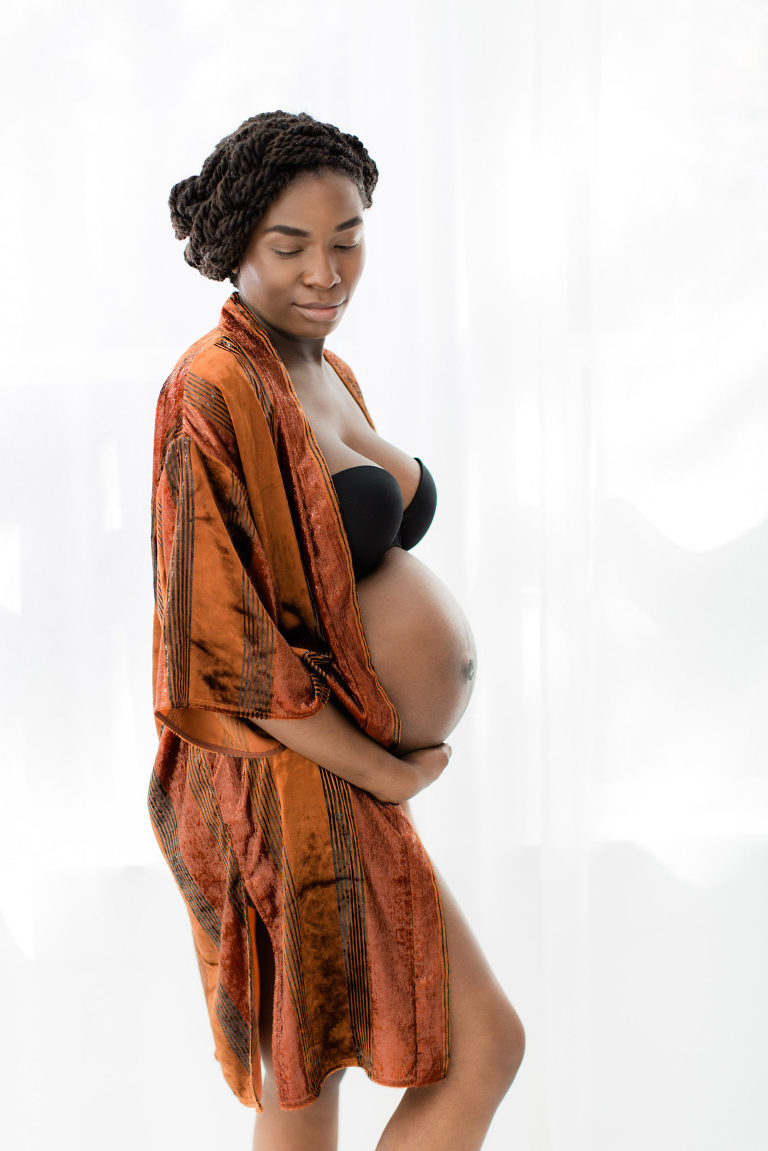 Maternity Boudoir Session